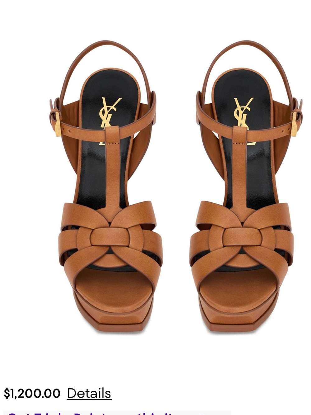 Saint Laurent Tribute 120 Slingback Heels